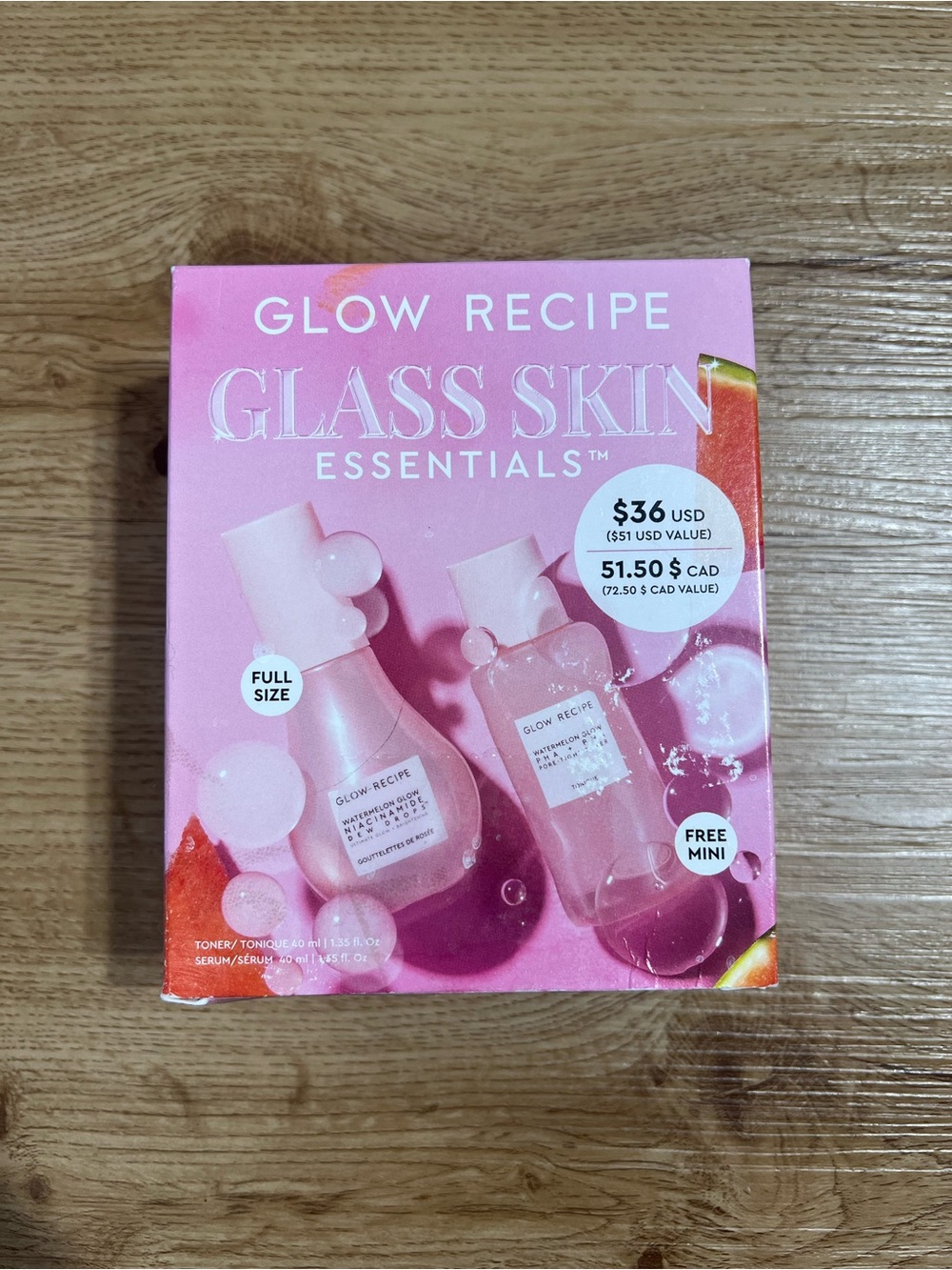 Glow Recipe skincare set New in box